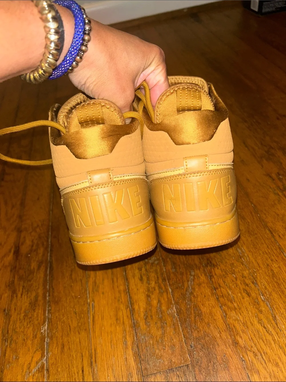 Nike Men's High-Top Sneakers in Wheat/Tan